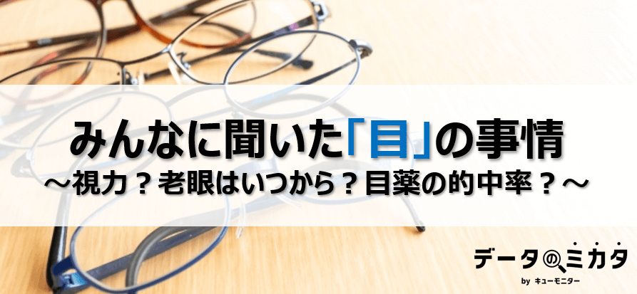 みんなに聞いた目の事情