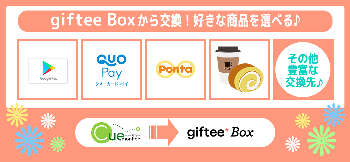 giftee Boxへの交換